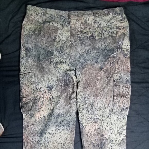 Mossy Oak Brush Camouflage Cargo Pants Hunting - Picture 9 of 10
